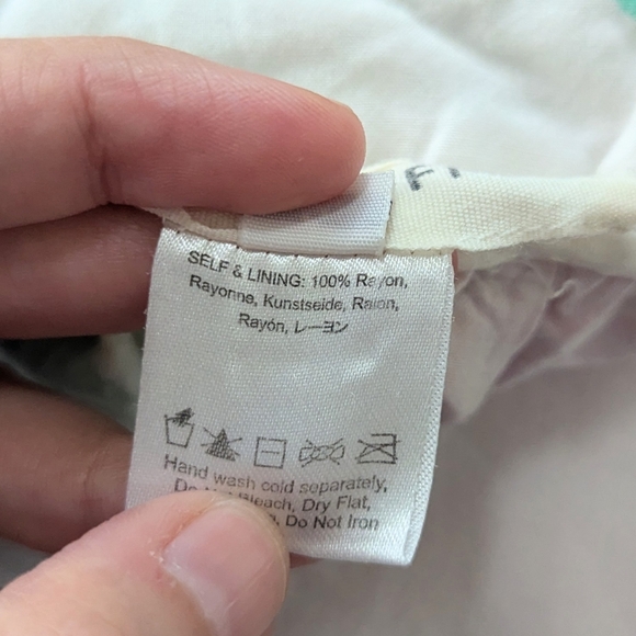 Mara Hoffman Cutout Jumpsuit Tie Waist Floral Print Tapered Flora Stone 2 - Picture 9 of 11